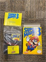 VINTAGE SUPER MARIO BROTHERS 3 NINTENDO GAME W/