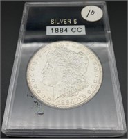 1884-CC Brilliant Uncirculated Morgan Silver