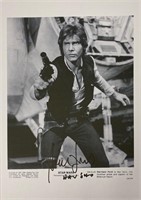 Autograph  Star Wars Press Kit Photo