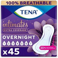 Serenity Tena Women's Overnight Pads - 45ct