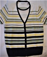 Vtg ALFRED DUNNER Blouse/sweater One Piece M