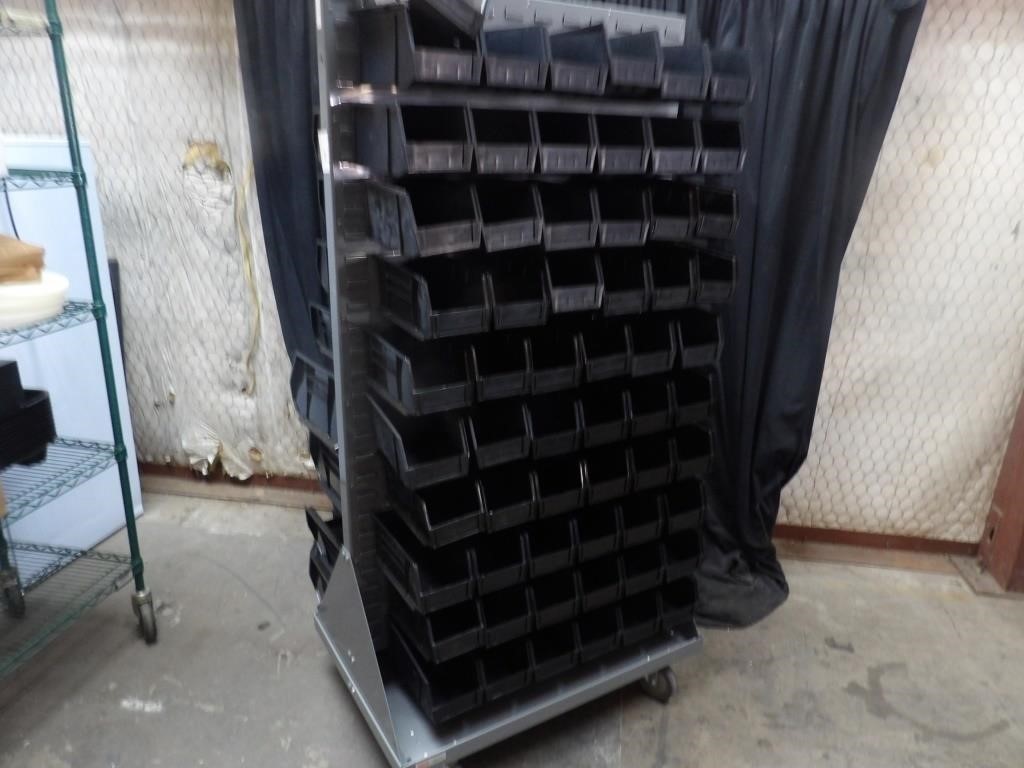 Storage Containers Rack on casters