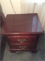 2 Drawer Wood Night Stand