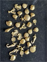 Gold tone Charms for jewelry making