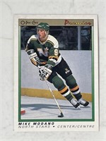 1991 Mike Modano O-Pee-Chee Premier hockey card