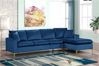 HH74497 Amber Blue - Reversible Sectional