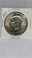 Of) 1971-d Eisenhower dollar condition AU