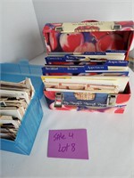 Lot of recipes and boxes