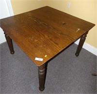 Antique Oak Table 42" Square