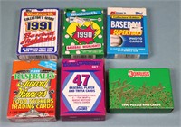 (6) Unopened Collector Sets, 1987-1991