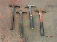 4 Framing Hammers 12"