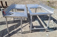 2-- Large Stainless Tables