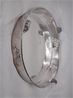 (New) Elegance silverware Vintage Gallery Tray