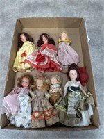4 Nancy Ann story book dolls 1940’s and 3