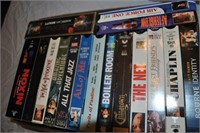 flat of vhs tapes