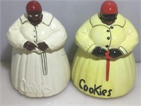 Pair of Vintage McCoy Cookie Jars