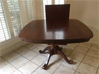 Solid Wood Dining Table w/ Leaf