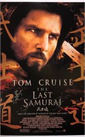 Last Samurai Poster Tom Cruise  Autograph