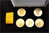 Presidential silver Dollar collection