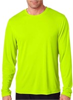 Hanes Men's Long Sleeve Cool Dri T-Shirt UPF 50+ M