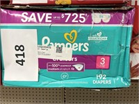 Pampers 192 diapers 3