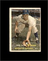 1957 Topps #30 Pee Wee Reese P/F to GD+