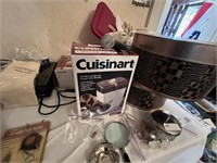 CUISINART COFEE MILL AND MISC.