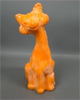 Fenton Glossy Orange Slag Alley Cat