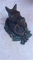 Cast Iron Horse Head with Ring