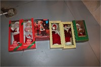 6 CHRISTMAS FIGURINES