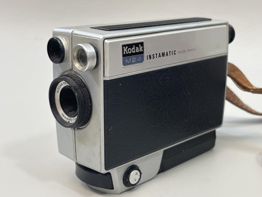 Kodak M24 Instamatic Movie Camera with Case VTG