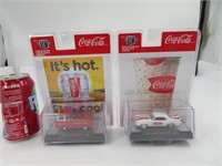 2 voitures die cast M2 Machines, Coca-Cola