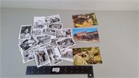 Ghost Town Knotts Berry Farm Post Card Black White