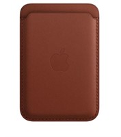 Apple iPhone Leather Wallet w Magsafe Umber READ