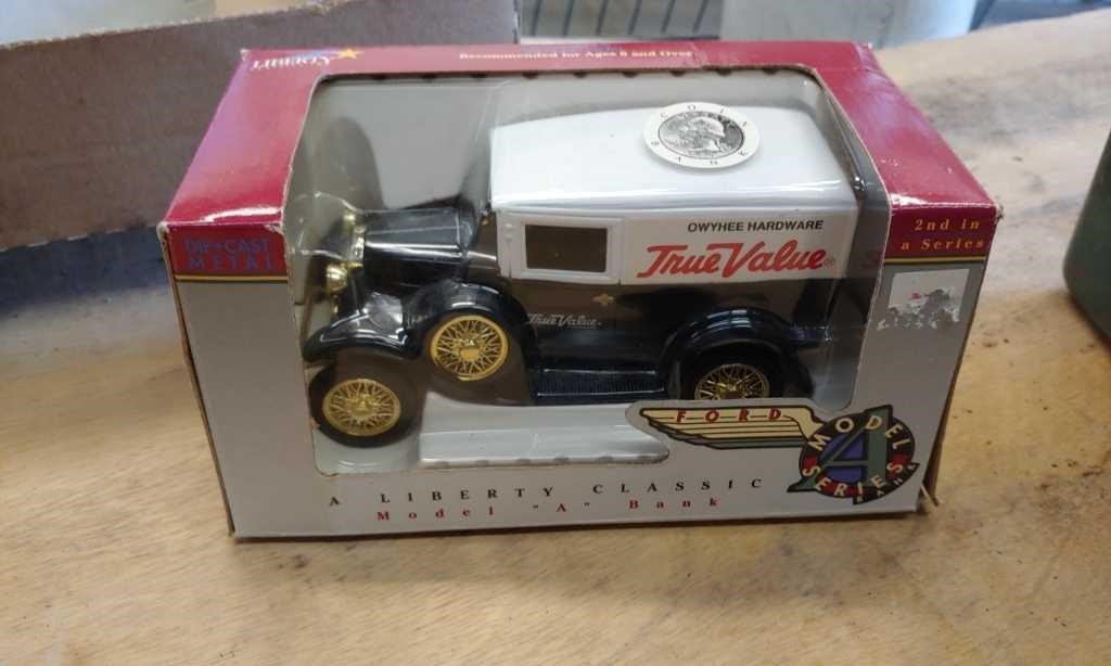 Diecast Ford A Bank in Box