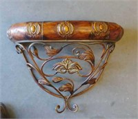 Ornate Metal Wall Shelf