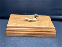 Vintage Duck Jewelry box