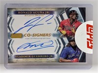 1/1 SC Gold Rainbow CoSigners Autos Acuna Guerrero