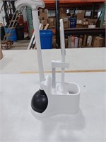 Hamitor Toilet Plunger & Brush Set. 19x10x6