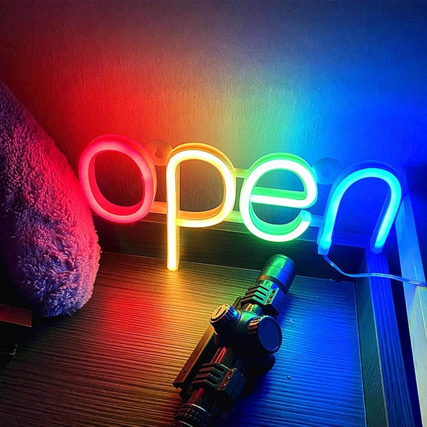 NEW $30 LED Neon Open Sign Battery/USB Powered