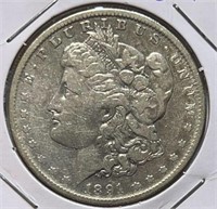 1891-O  Morgan Dollar