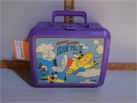 Plastic Mickey Mouse Mail Pilot Lunch Box w/
