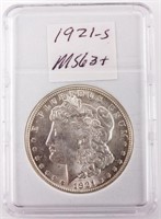 Coin 1921-S  Morgan Silver Dollar Brilliant Unc.