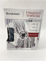 Brookstone Heated Throw, 50 x 60 in