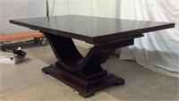 Large Two-Piece Solid Wood Dining Table M