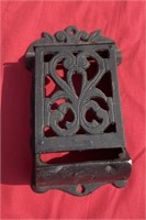 Cast iron match box