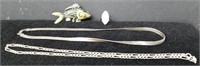 Group of sterling silver jewelry, 58.1g
