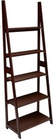 Modern 5-Tier Ladder Bookshelf Organizer