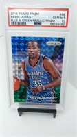 PSA 10 Kevin Durant Blue & Green Mosaic Prizm