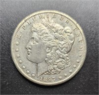 1897-S Morgan Silver Dollar